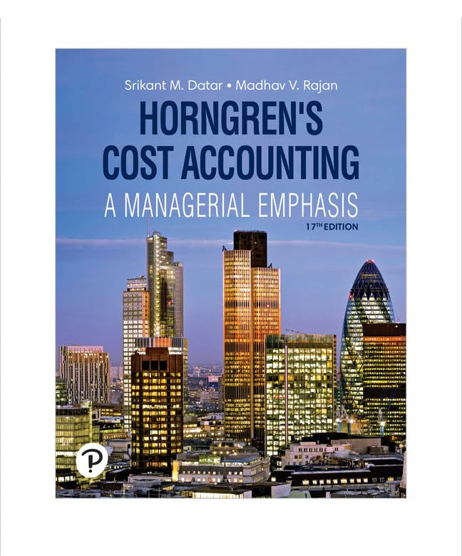 Horngren's Cost Accounting (17E 21) eBook only