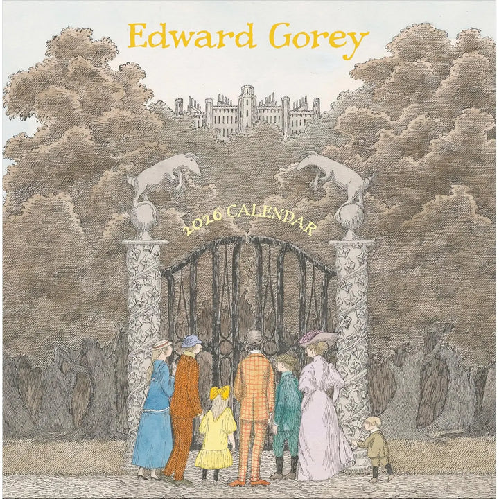 Edward Gorey 2026 Wall Calendar