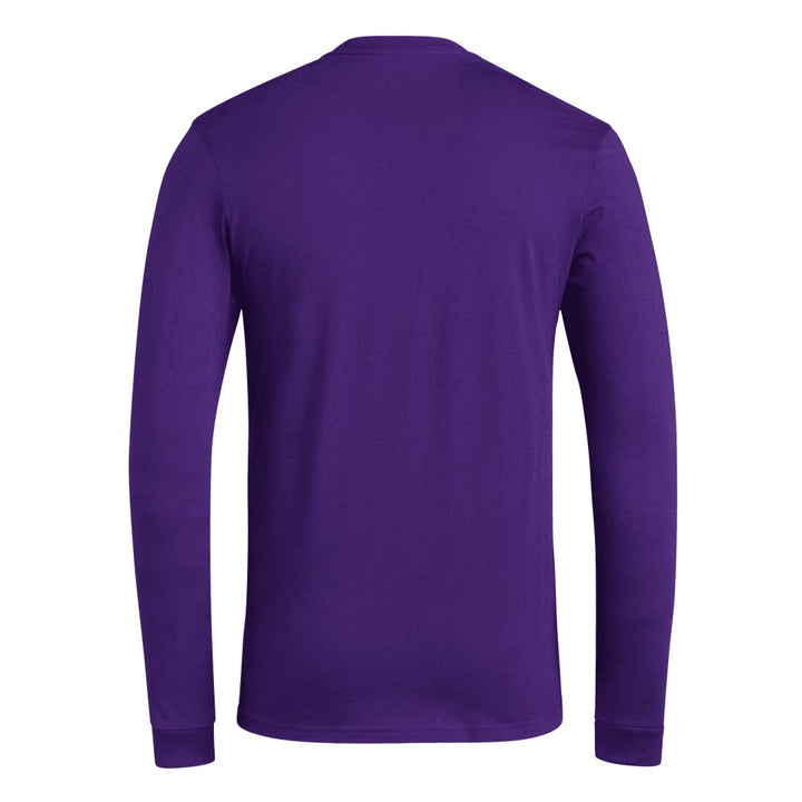 adidas Men's SS25 Washington Huskies Lowercase Fresh Long Sleeve Tee