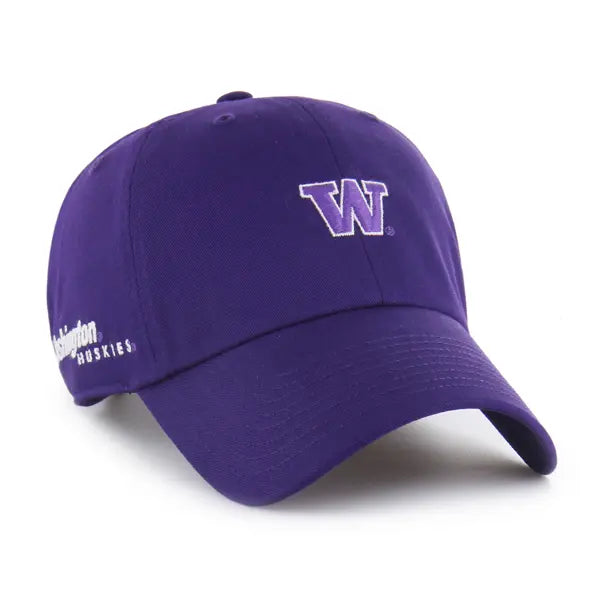 47 Brand Purple Mini W Foundational Clean Up Adjustable Hat
