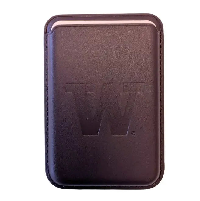 Neil Purple W Leather Mag Safe Phone Wallet