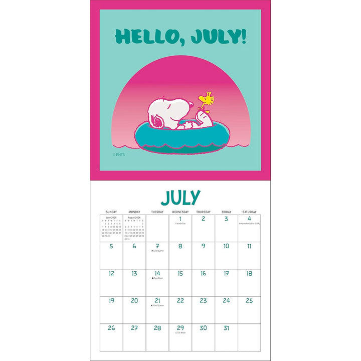 Peanuts Snoopygrams 2026 Mini Wall Calendar