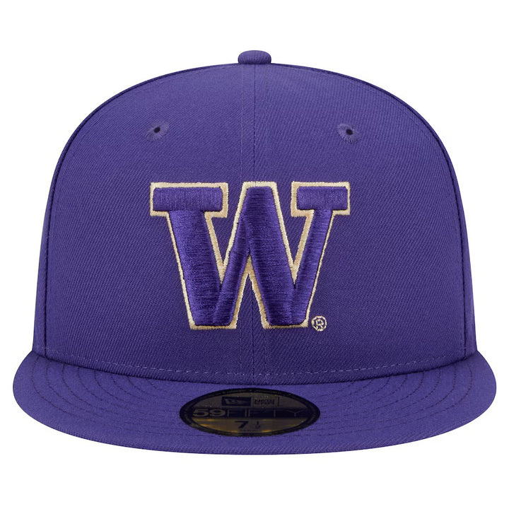 New Era Purple W Logo 59Fifty EG Fitted Hat