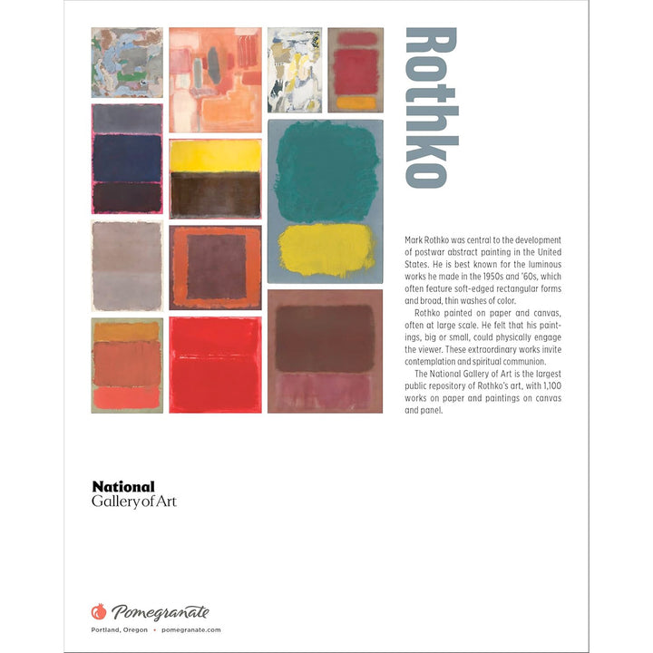 Rothko 2026 Mini Wall Calendar