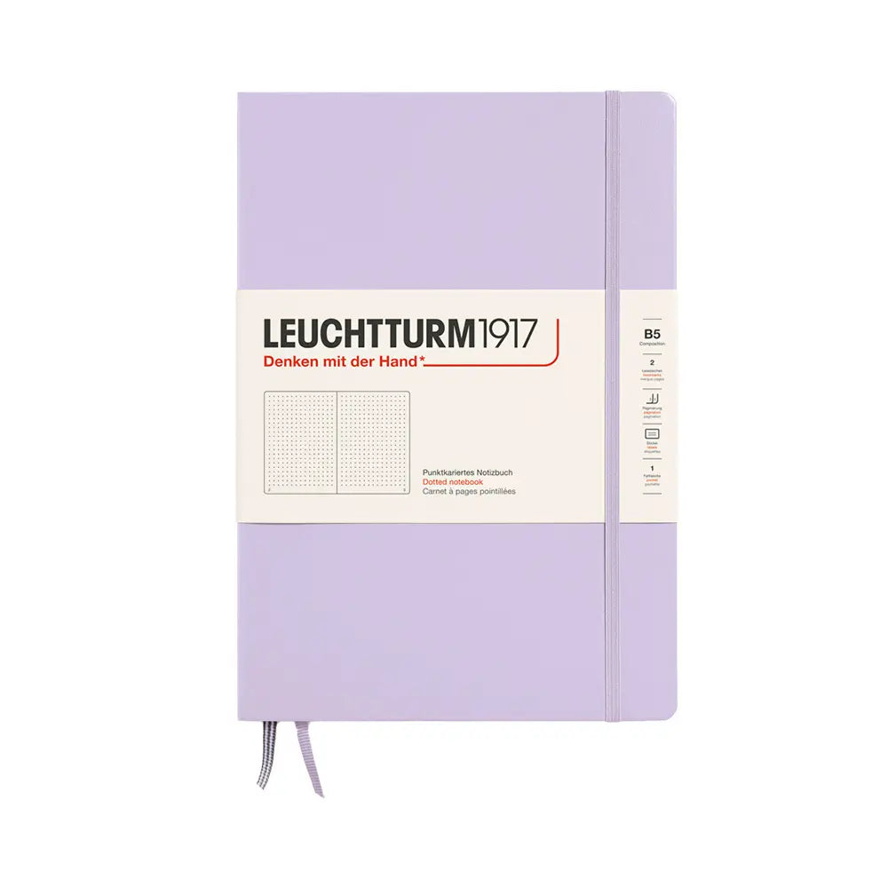 Leuchtturm 1917 B5 Hardcover Composition Notebook 219ct