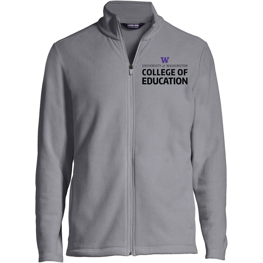 Lands' End Men's UW College of Education ThermaCheck Fleece Full Zip