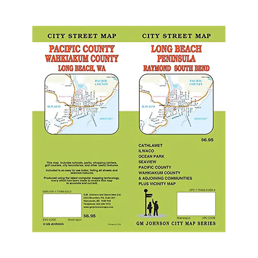 Long Beach / Pacific & Wahkiakum Counties Map