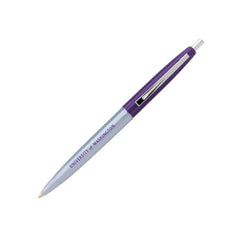 Photo of Bic Silver Clip Purple U of W Clic Retractable Ballpoint Pen.
