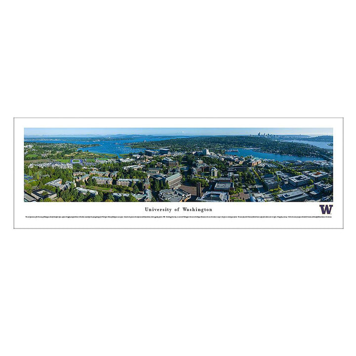 U of W Campus Panorama Print In Tube
