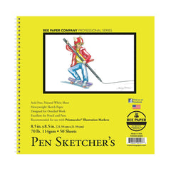 Photo of Bee Paper Pen Sketchers Spiral Bound Pad.