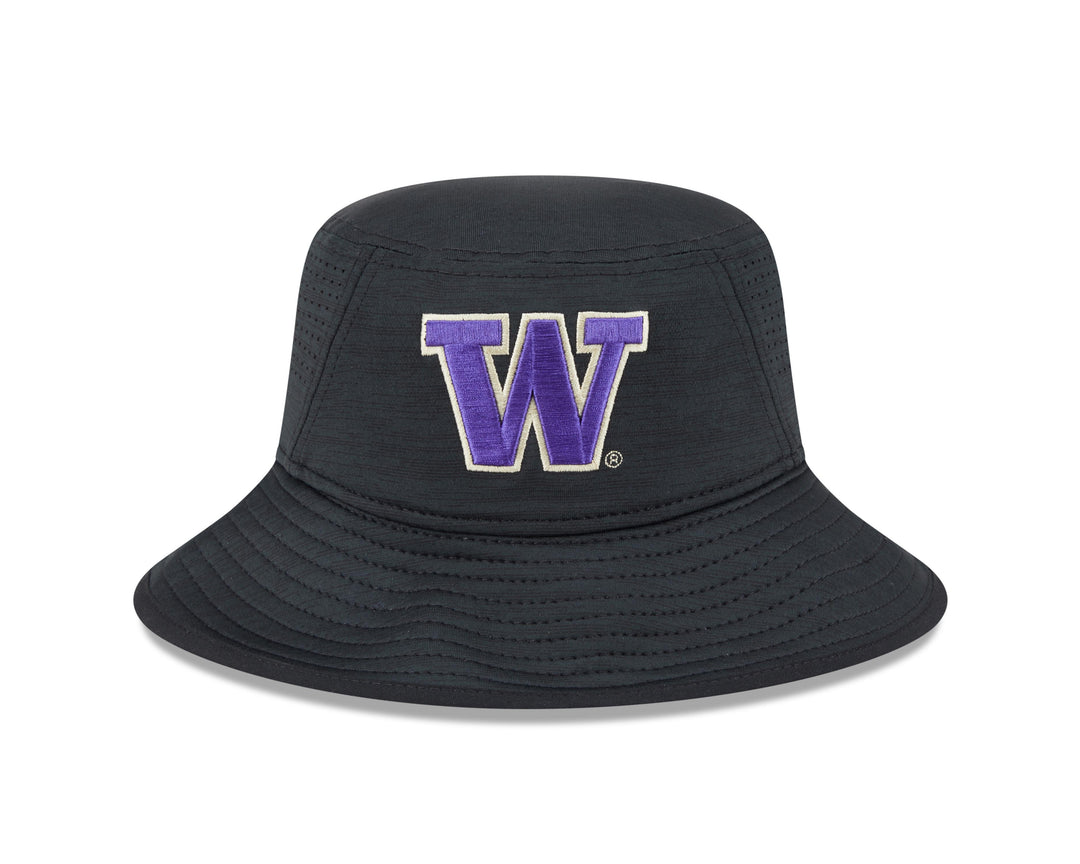 New Era Black Heather W Digi Tech Bucket Hat OSFM