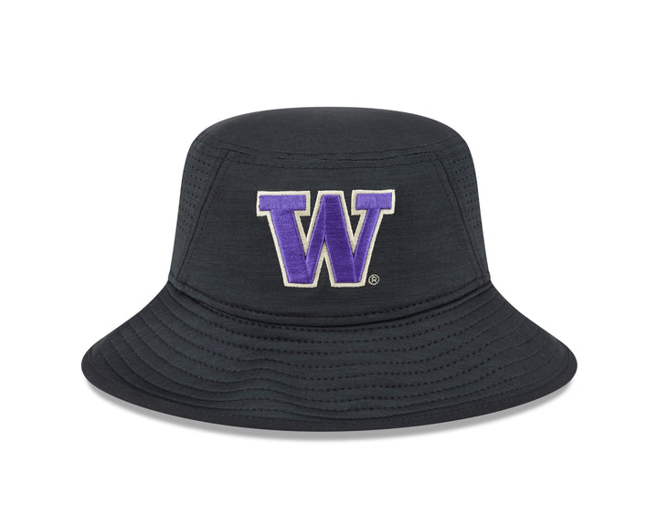 New Era Black Heather W Digi Tech Bucket Hat OSFM
