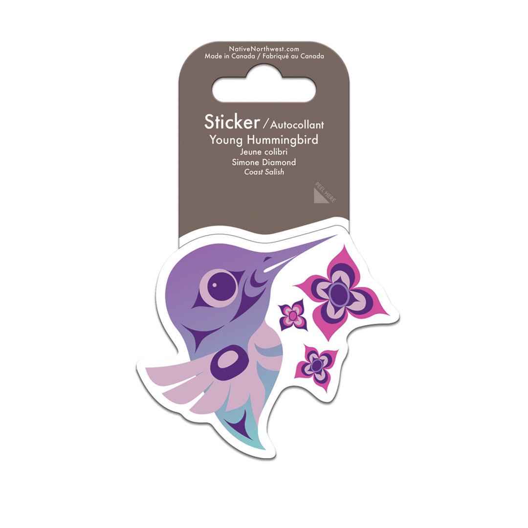 Native Northwest Young Hummingbird Sticker