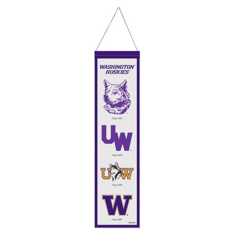 Wincraft Washington W Huskies Vault Evolution Wool Banner 8