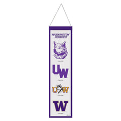 Photo of Wincraft Washington W Huskies Vault Evolution Wool Banner 8" x 32".