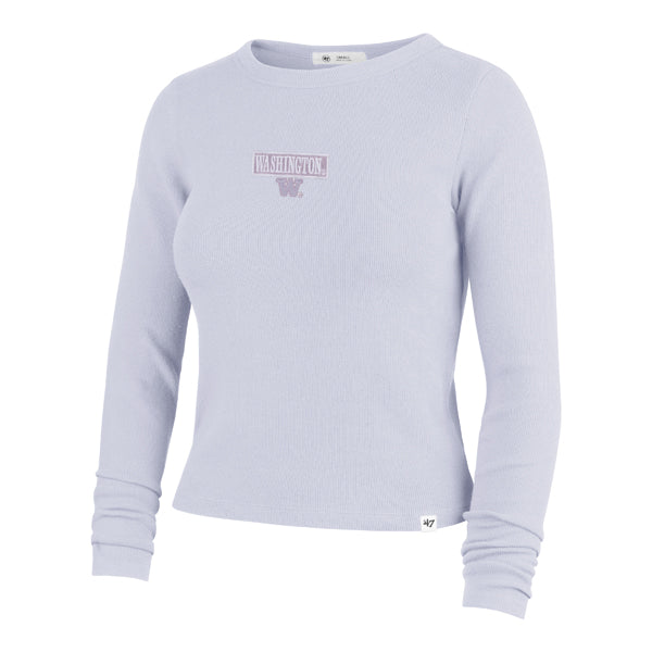 47 Brand Women's Washington W Mellow Rib Long Sleeve Top