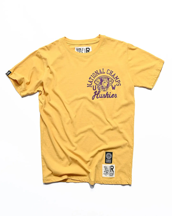 ROF Unisex 1960 National Champs UofW Football Tee