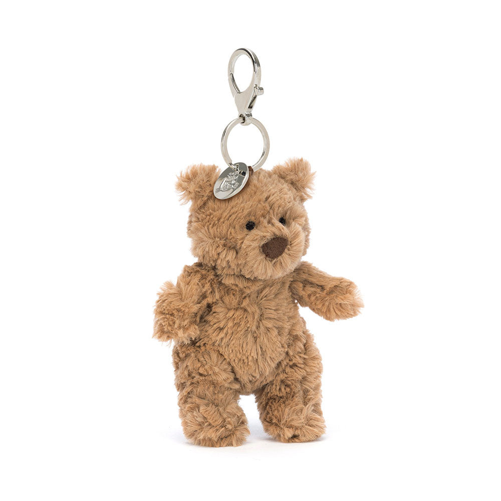 Jellycat Bartholomew Bear Bag Charm Plush
