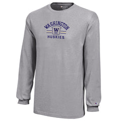 Photo of Champion Kids' Grey U of WA Huskies W Long-Sleeve Tee.