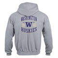 Champion Kids' Grey W Front Property of U of WA 1861 Back Full-zip Hood Back thumbnail