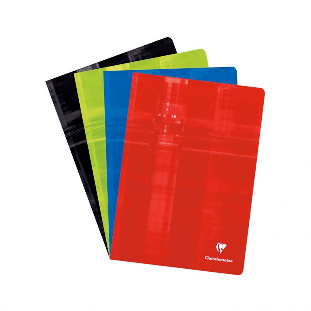 Clairefontaine Assorted 6"x8.25" College Stapled 48ct