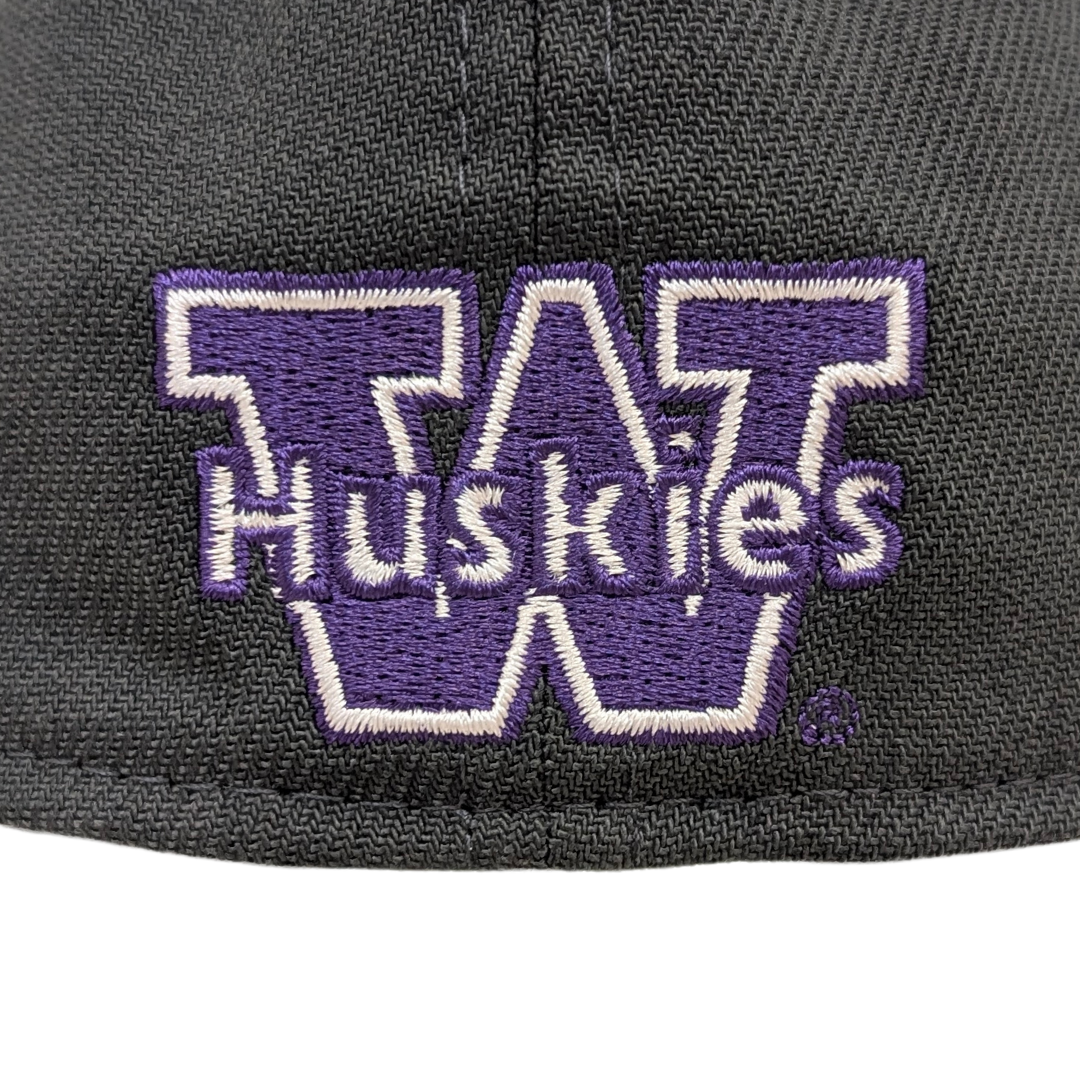 New Era Graphite UW Retro Dawg 39Thirty Stretch Fit Hat