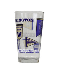 Photo of RFSJ Washington Huskies Pennant Pint Glass 16oz.