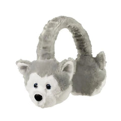Wishpets Husky 3D Adjustable Earmuffs Plush
