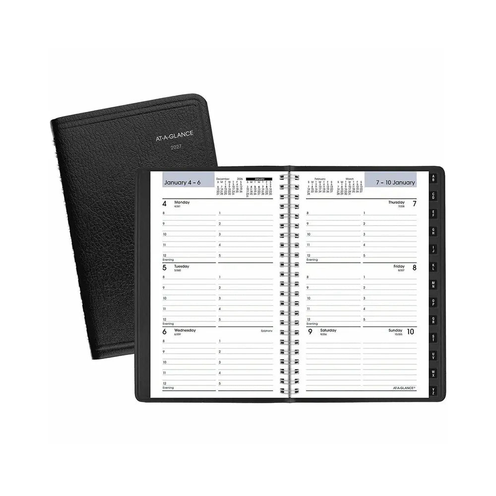 At-A-Glance DayMinder 2027 5" x 8" Weekly Planner with Address Book