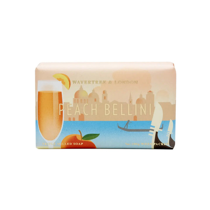 Australian Natural Peach Bellini Luxury Soap Bar 7 Oz