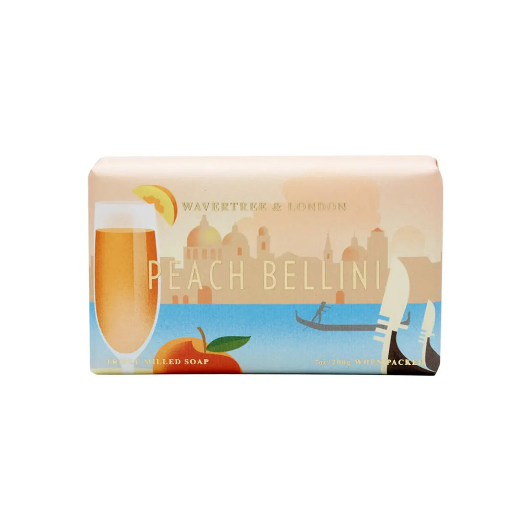 Australian Natural Peach Bellini Luxury Soap Bar 7 Oz