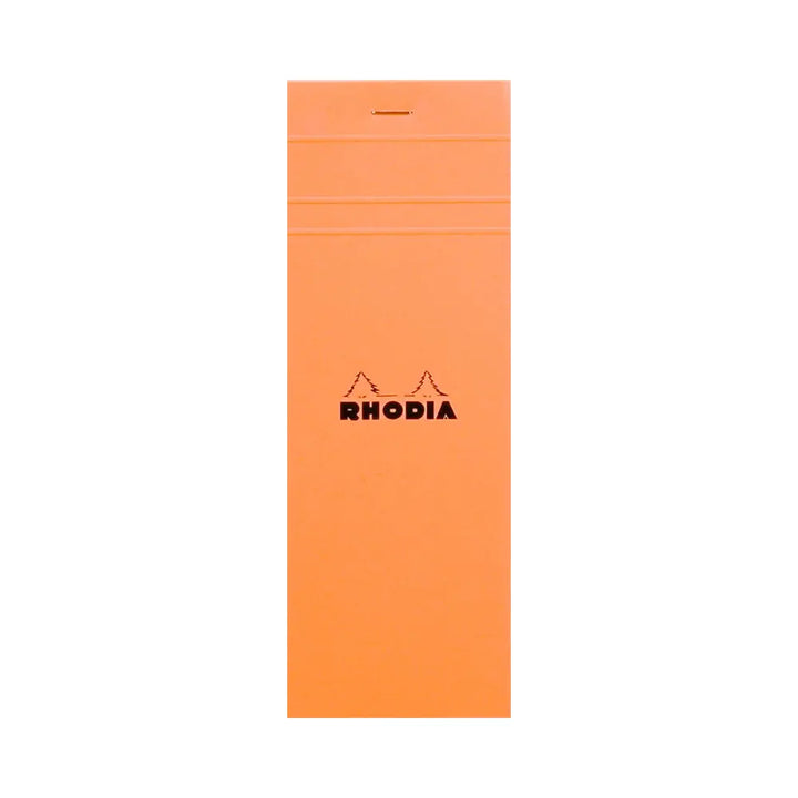 Rhodia Orange 3"x8.25" 5x5 Quad Graph Top Stapled 80ct