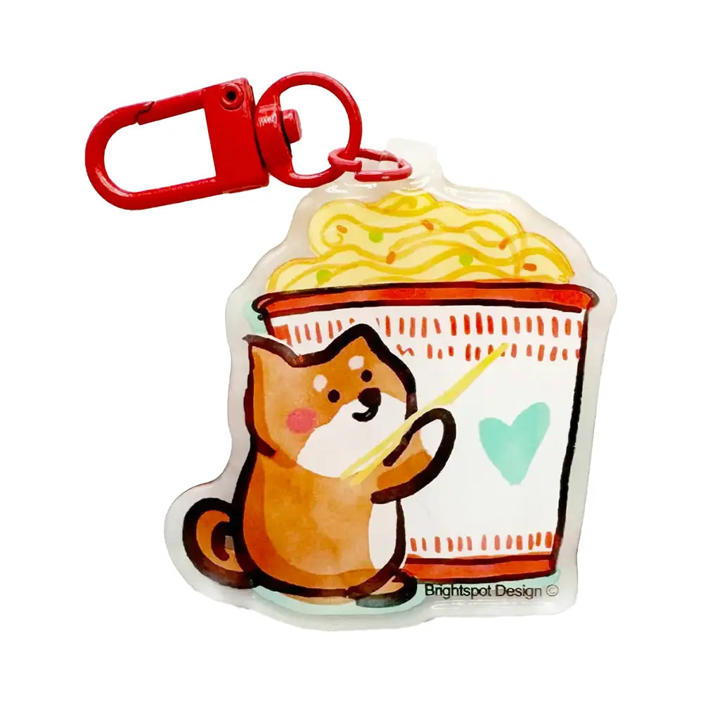 Brightspot Design Dog Ramen Keychain