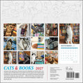 Cats & Books 2027 Wall Calendar thumbnail