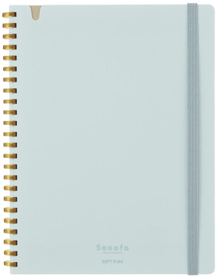 Kokuyo Sooofa 4mm A5 Grid Soft Ring Notebook