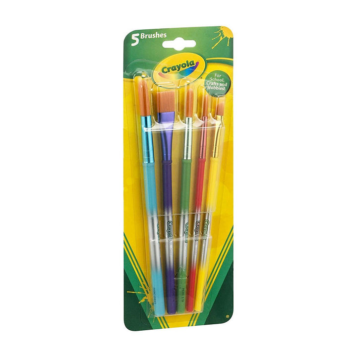 Crayola Arts & Crafts Brush Set 5 piece