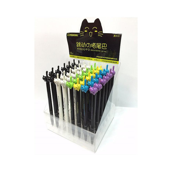 BC Mini D&S Cat Tail Retractable Gel Pen