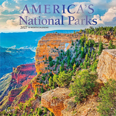 Photo of 2027 America's National Parks Wall Calendar.