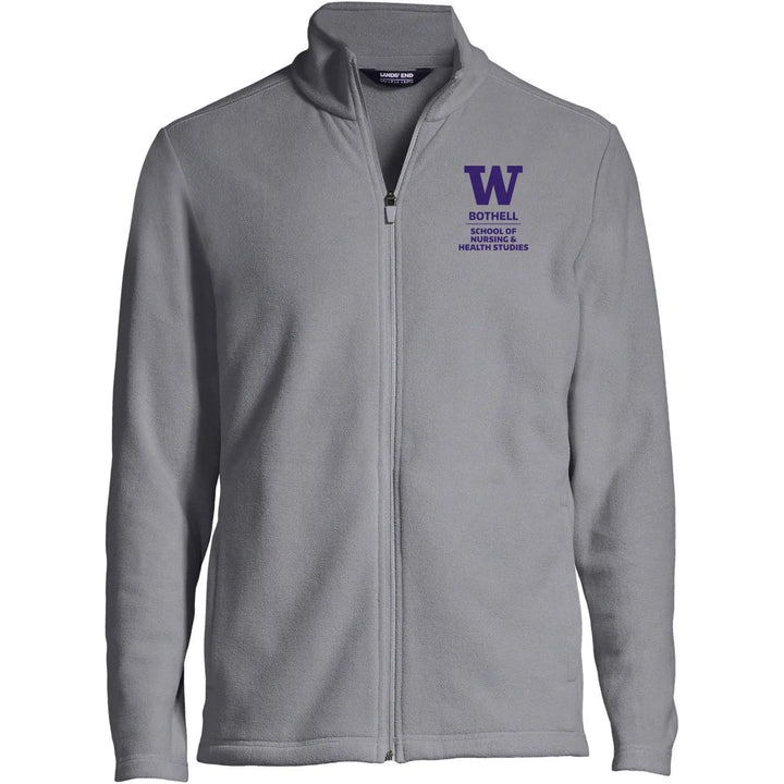 Lands' End Men's UW Bothell Nursing & Health Studies Thermacheck Fleece Full Zip