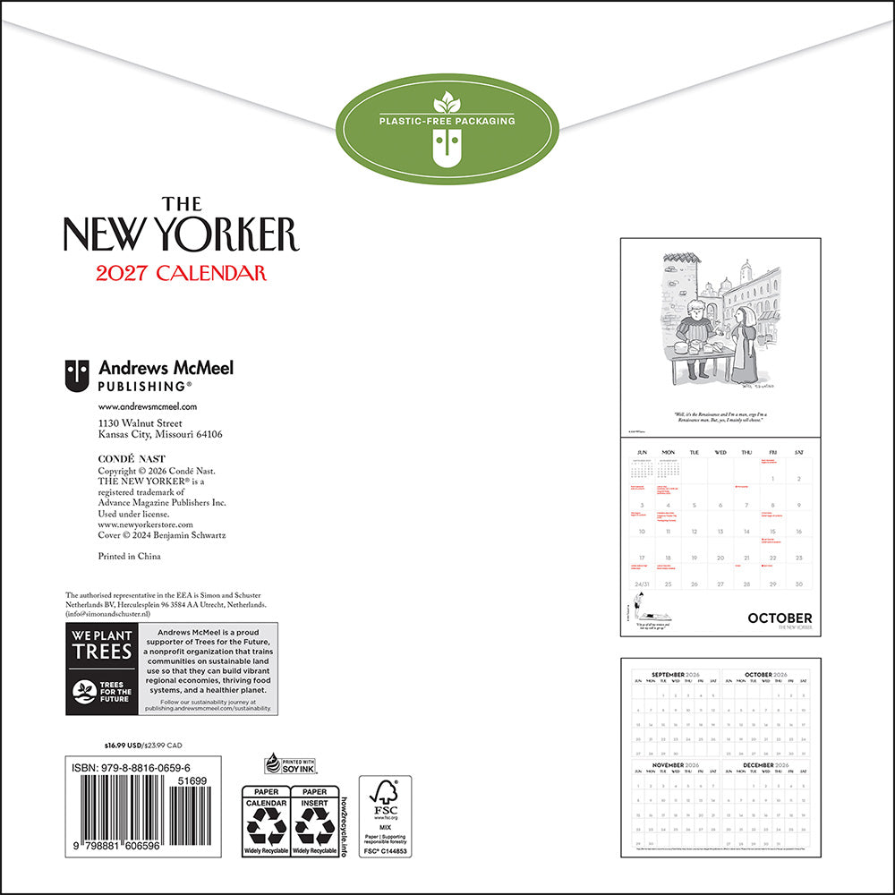 Cartoons from The New Yorker 2027 Wall Calendar