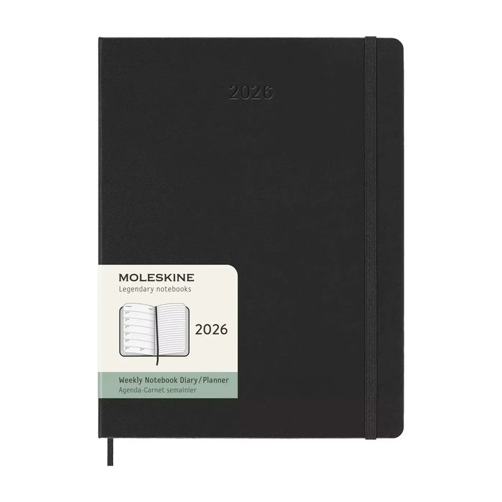 Moleskine 2026 XL Hardcover Weekly Planner