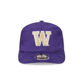 New Era Camo Purple 9Seventy Mesh Back Stretch Snap Adjustable Hat Front thumbnail