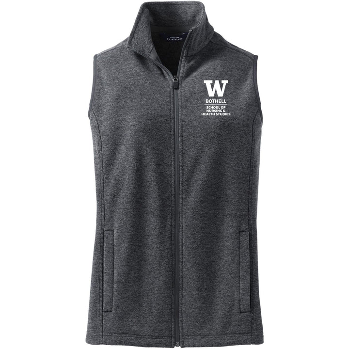 Lands' End Women's UW Bothell Nursing & Health Studies Thermacheck Fleece Vest