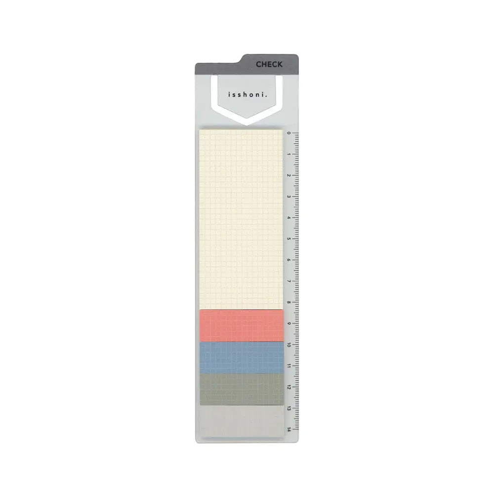 Isshoni. Assorted Grid Sticky Notes with Index Tabs