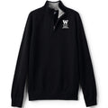 Lands' End Unisex UW Bothell Nursing & Health Studies Cotton Modal Quarter Zip Sweater thumbnail