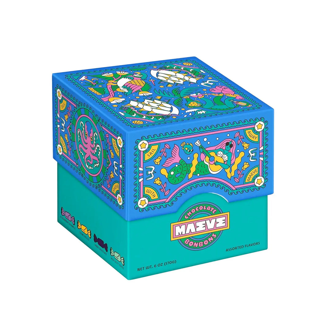 Maeve Seattle Chocolate Sail Away Bonbon Gift Box 6oz