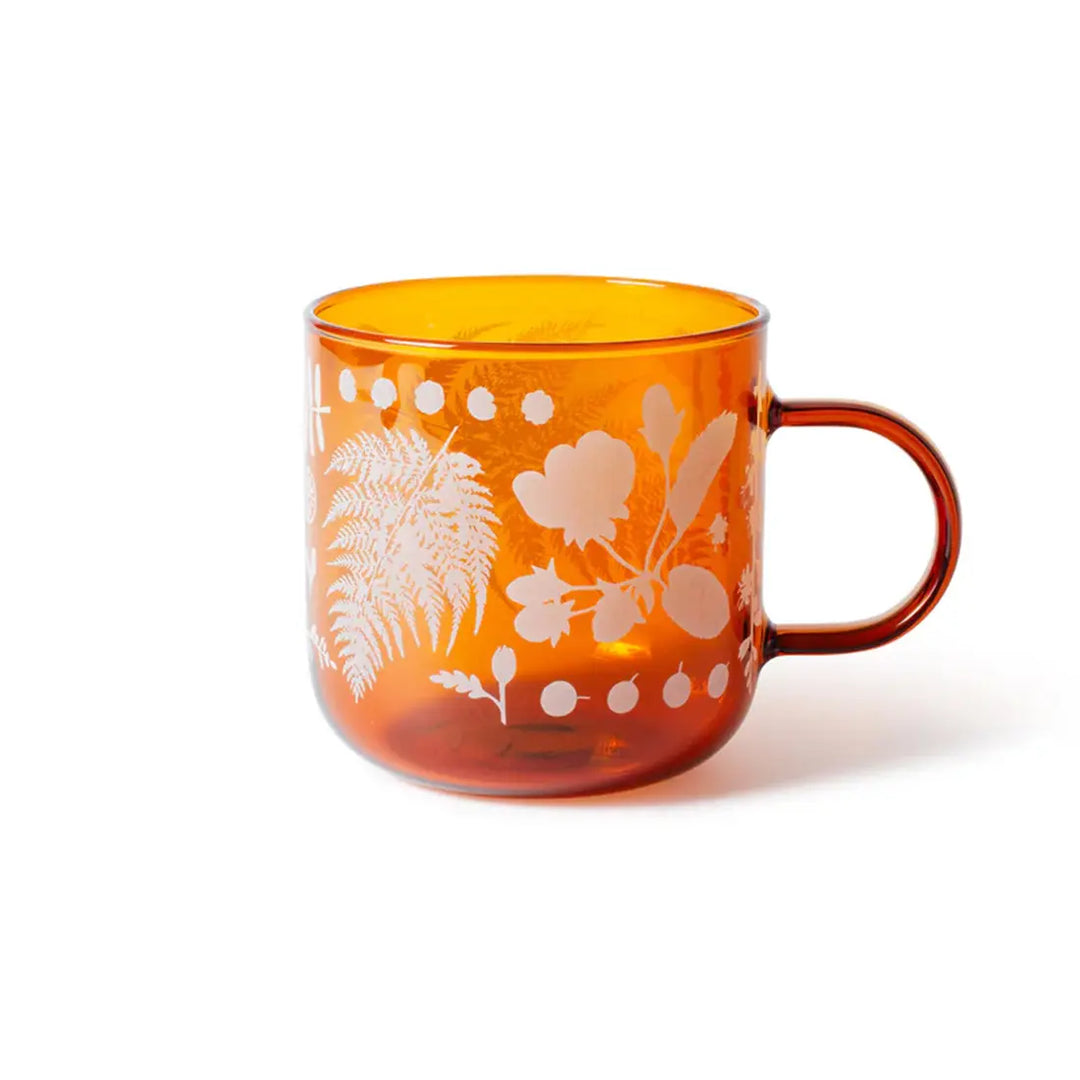 Fringe Fleur Found Botanicals Glass Mug 14oz