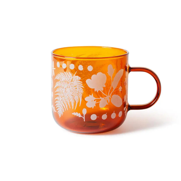 Fringe Fleur Found Botanicals Glass Mug 14oz