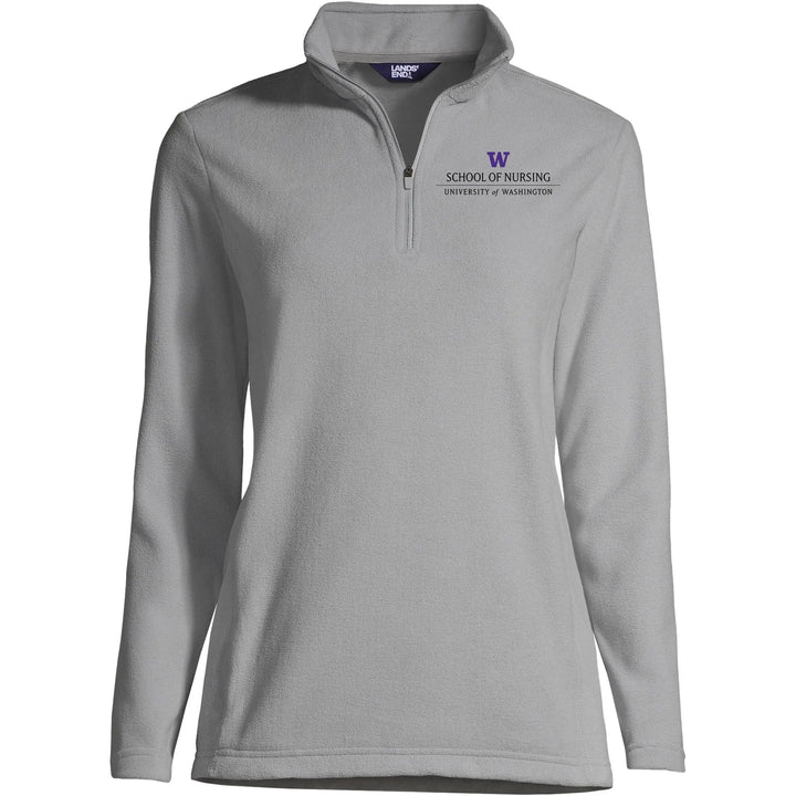 Lands' End Women's UW School of Nursing Thermacheck Fleece Quarter Zip