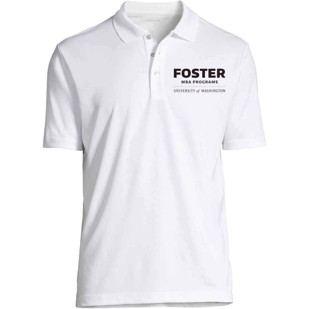 Lands' End Men's UW Foster MBA Programs Flagship Performance Polo